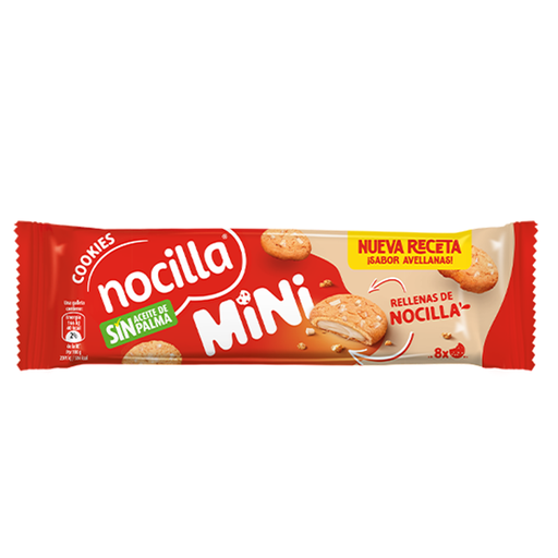 [18410014502510] Nocilla mini cookie blanca 64 g (12 ud) Idilia sin marcar