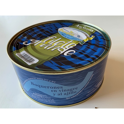 [8437001905409] Boquerón grande en vinagre al ajillo 1 kg Te Pesqué