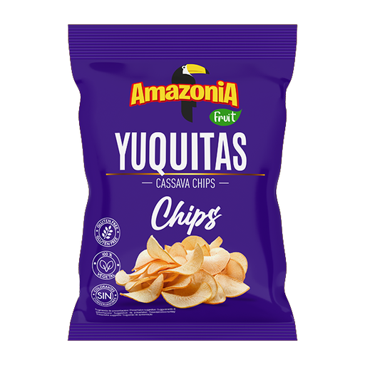 [8436048726121] Chips Yuquitas 57 g (15 ud) Amazonia