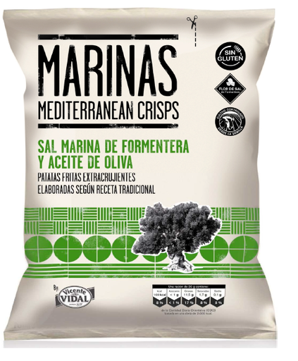 [58410071101211] Patatas Marinas Aceite Oliva 50grsx18u
