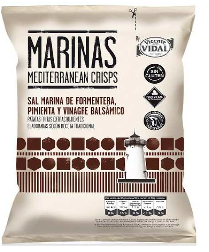 [58410573100149] Patatas Marinas Pim Vinagre 50grsx18u