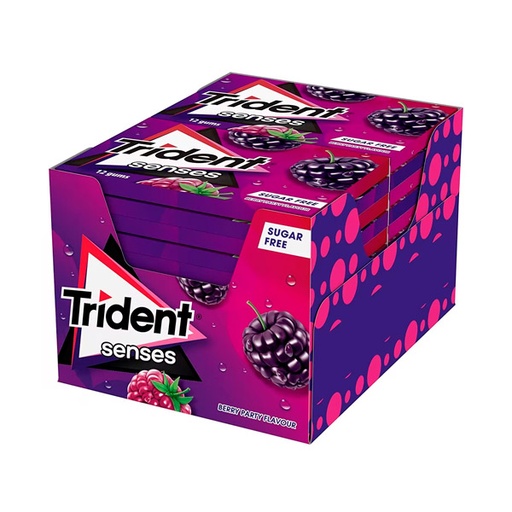 [8723400946212] Trident Senses Berry Party 12 ud
