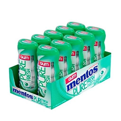 [8003440933367] Mentos Gum Pocket Menta Verde 10 ud