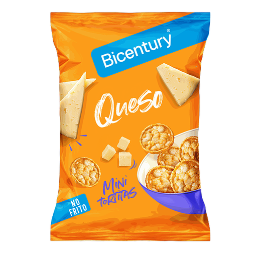 [18423207209950] Mini Tortitas Queso 70 g (7 ud) Bicentury