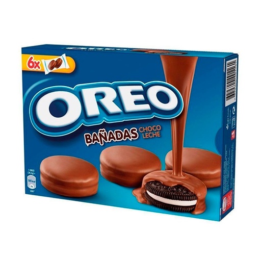 [07622300490768] Oreo Bañadas Choco Leche 246 g (10 ud) Mondelez