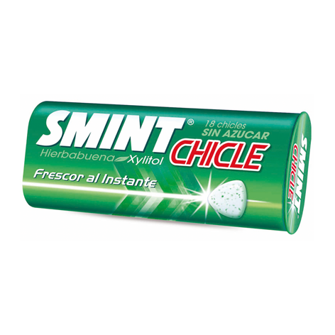 [8410031956436] Smint Chicle Hierbabuena Lata 12u