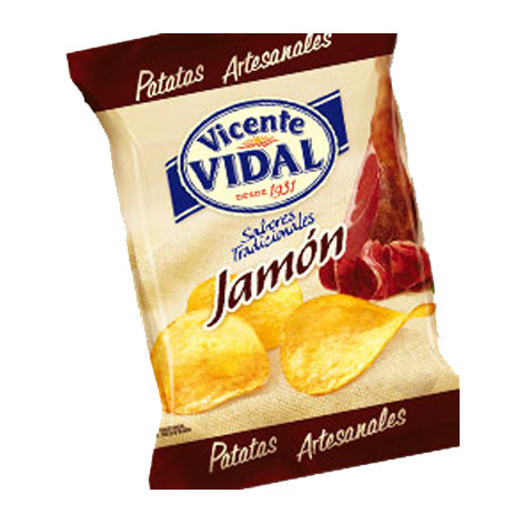 [8410071100448] Patatas Jamon 30gx12u Vicente Vidal