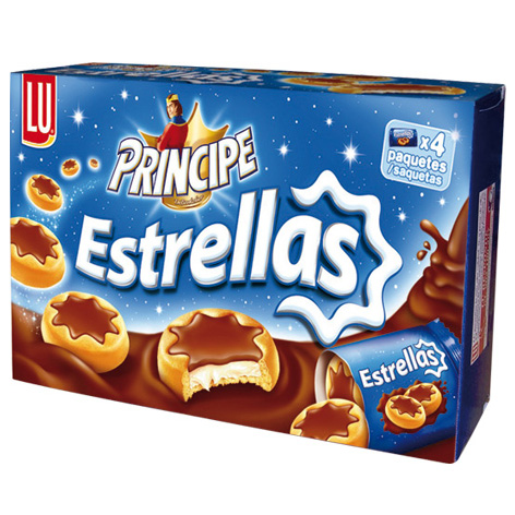 [8410180103507] Principe Estrellas Choco 150gx16u