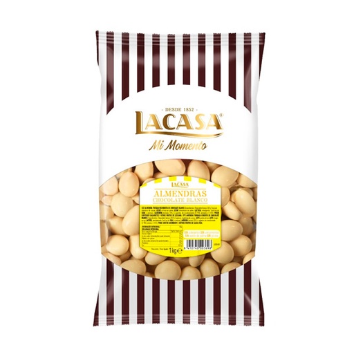 [8410740923972] Almendra con chocolate blanco 1 kg Lacasa