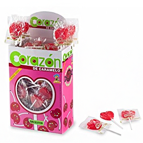 [8410805002291] Piruletas Corazon 110u Cerdan