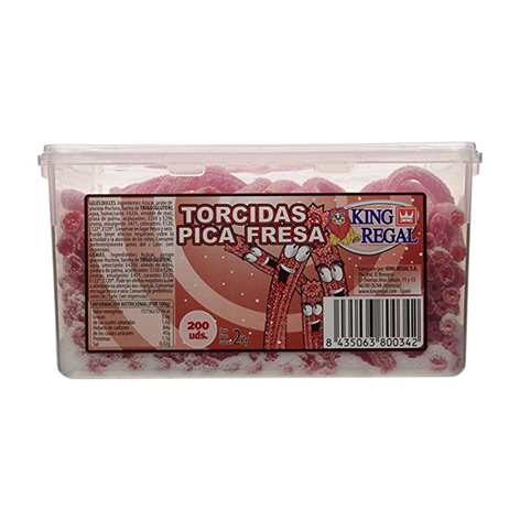 [8411500100367] Torcidas Pika Fresa Bote 200u Damel