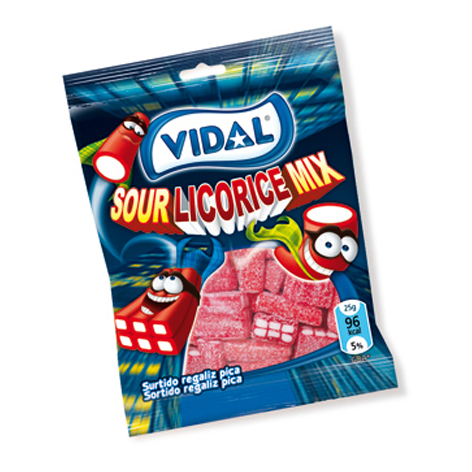 [8413178123365] Surtido Regaliz Pica Fresa B-100grs Vidal