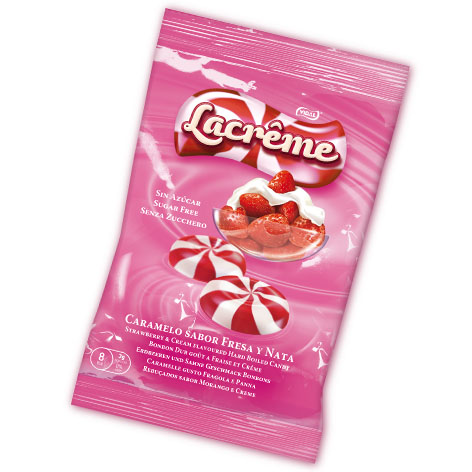 [8413178266802] La Creme Sabor Fresa-Nata sin azucar 300ud Vidal