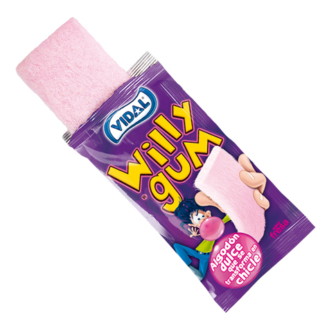 [8413178282154] Chicle Willy Gum 20u Vidal