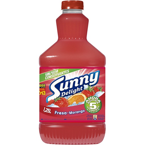 [8414100302841] Sunny Delight Fresa 1.25mlx6u