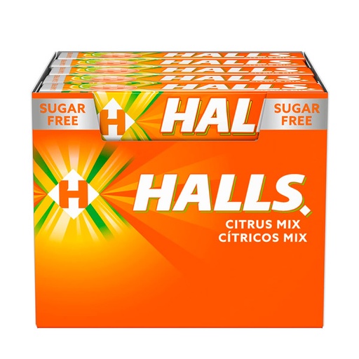 [8416400051146] Halls Vita C citrico s/a 20 ud