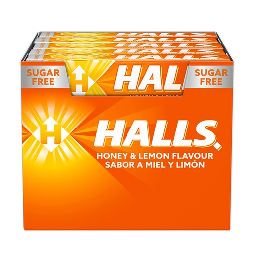 Halls Miel y Limón s/a 20 ud Mondelez