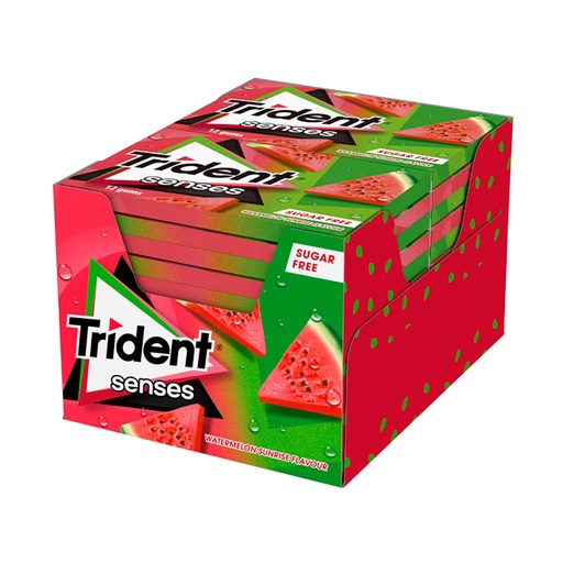 [8723400945628] Trident Senses sandia 27 g (12 ud)