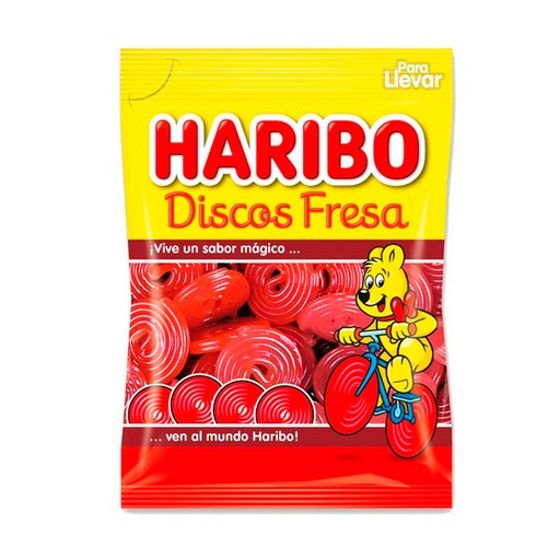 [88426617014410] Discos fresa 80 g (18 ud) Haribo