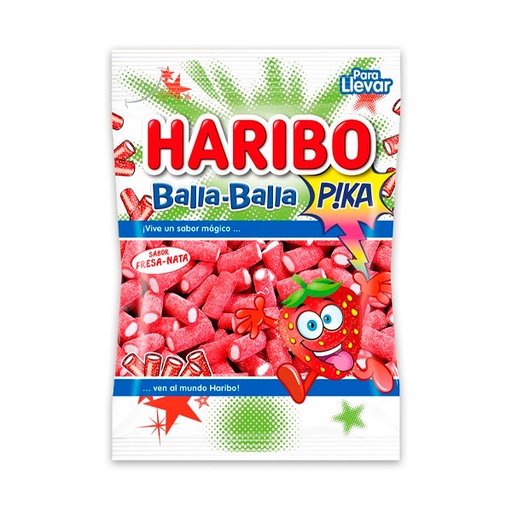 [88426617003711] Balla-Balla fresa pica 100 g (18 ud) Haribo