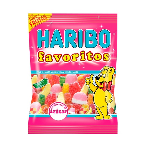 [88426617014038] Favoritos azúcar 90 g (18 ud) Haribo