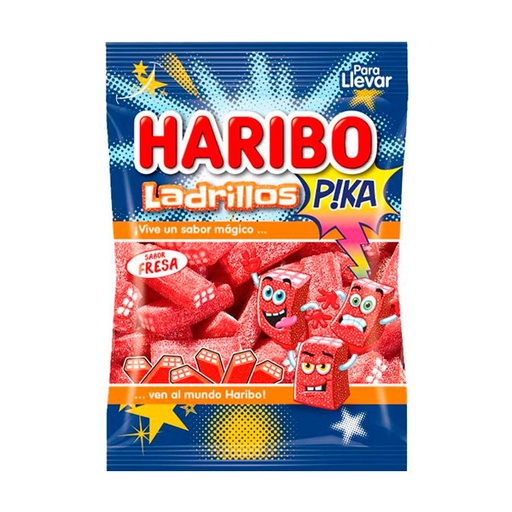 [8426617013189] Ladrillos pica fresa 100 g (18 ud) Haribo