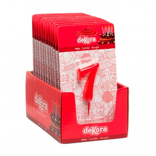 [18435035191178] Vela De Cumpleaños Número 7