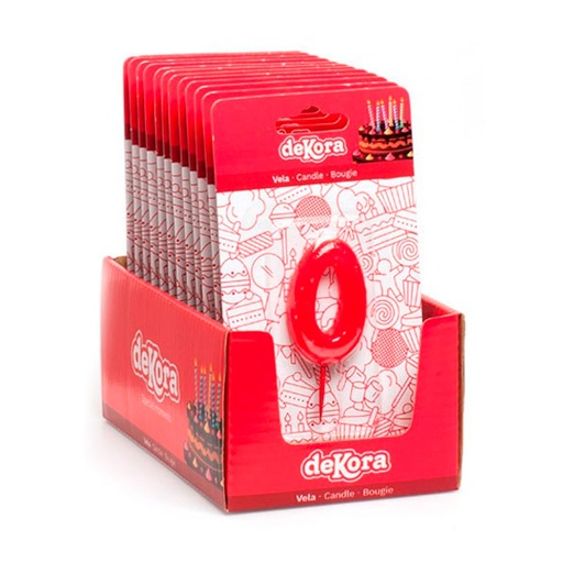 [8435035191218] Vela De Cumpleaños Número 0