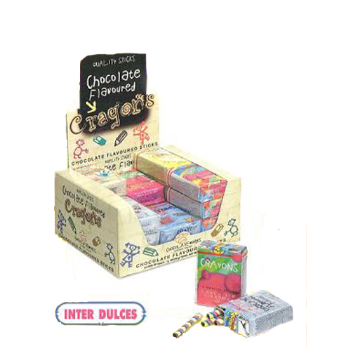 [8710997472408] Crayon Lapices Choco 24u Interdulces