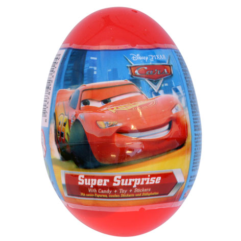 [8714786235151] Huevos Cars Sorpresa 24u Bip