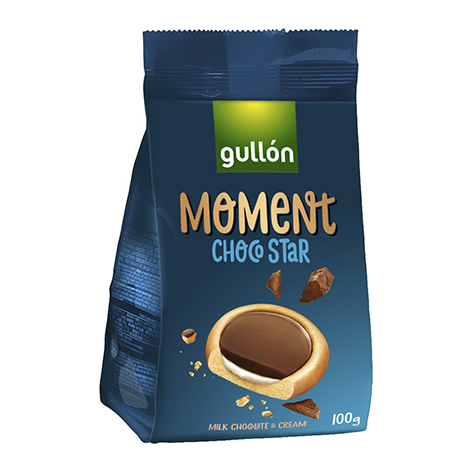 [8410376048384] Moment Choco Star 100grsx12