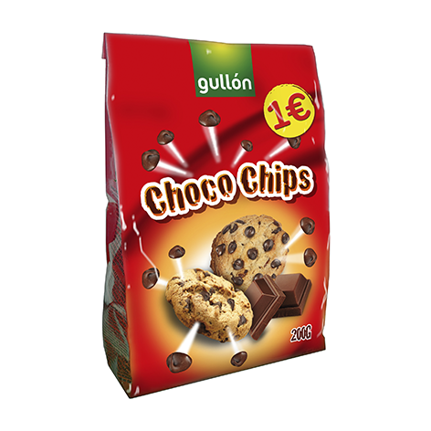 [18410376046837] Galletas Choco Chips 175 g (10 ud) de Gullón