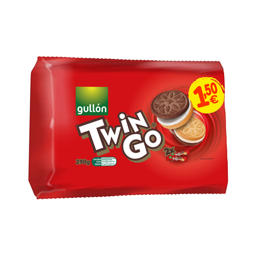 [8410376046939] Galletas Twin Go (2x145 g) Gullon