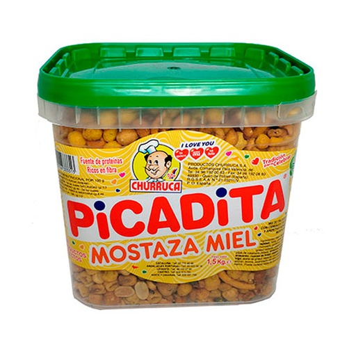 [8412126333313] Picadita miel y mostaza 1,5 kg Churruca