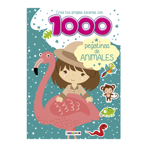 [1027] Libros De 1000 Pegatinas 10u