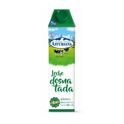 [8410297113680] Leche Desnatada Central Lechera Asturiana 1l x 6u