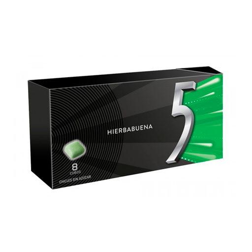 [QC13224] Chicle Hierbabuena Cubos Five