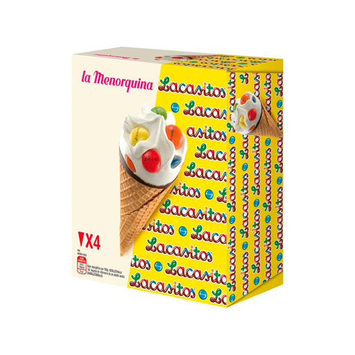 [18421542019241] Helado Lacasitos Cono La Menorquina 20 Ud
