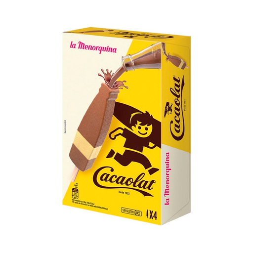 [18421542020155] Helado Cacaolat La Menorquina 24 Ud