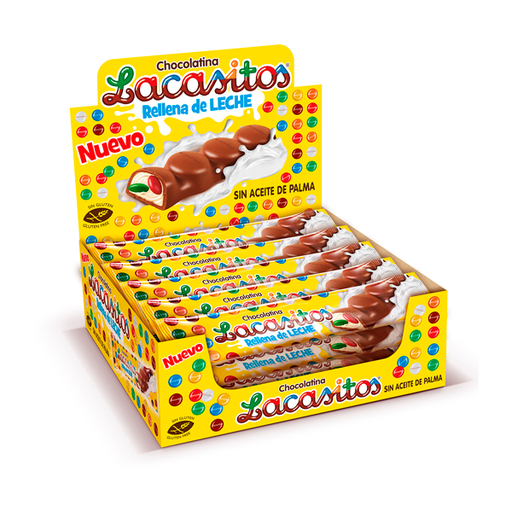 [8410740911948] Lacasitos Chocolatina Rellena Leche 21g Lacasa