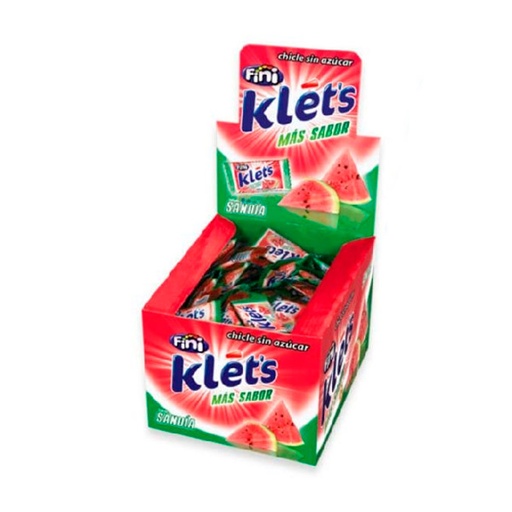 [8410525209260] Chicle Klets sandía s/a 200 ud Fini
