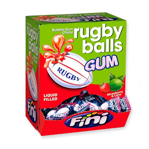 [8410525179686] Chicle Pelotas Rugby 200 ud Fini