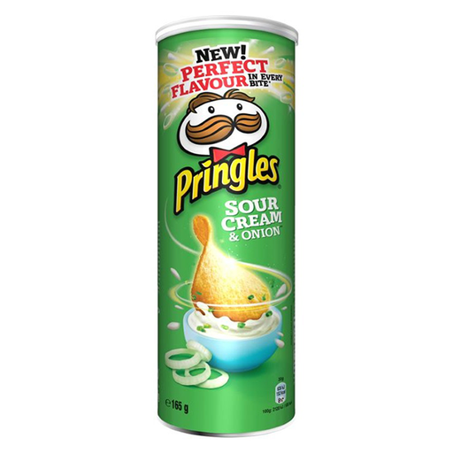 [8505399027900] Pringles sour cream & onion 165 g (19 ud)