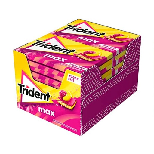[7622210741806] Trident Max Frambuesa Limón 12 ud