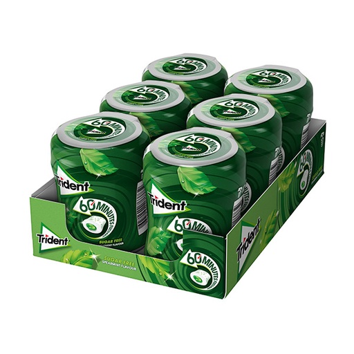 [8723400945925] Trident 60 minutos Hierbabuena Bote 6 ud