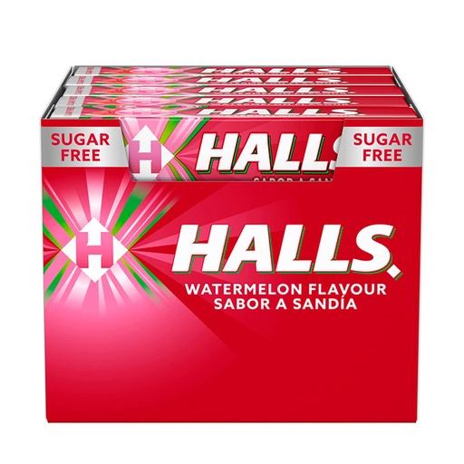 [7622210646811] Halls Sandía s/a 20 ud Mondelez