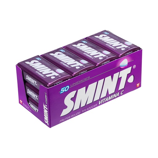 [8003440983737] Smint Tin Frutos Rojos 12 ud