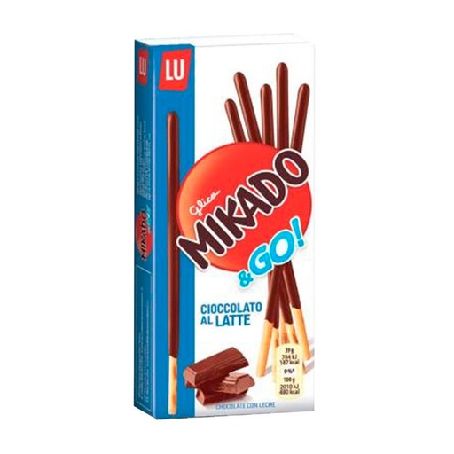 [07622210251701] Mikado Pocket chocolate con leche 39 g (24 ud)