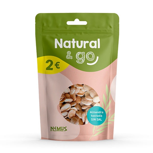 [68414635003741] Almendra tostada sin sal 85 g (8 ud) Nemus