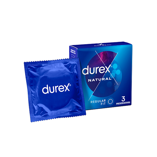 [18428076001049] Preservativo Natural Comfort 3 ud (48 ud) Durex